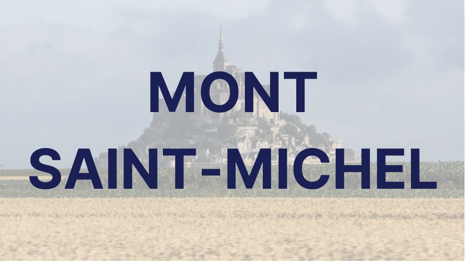 Mont Saint Michel Normandie section