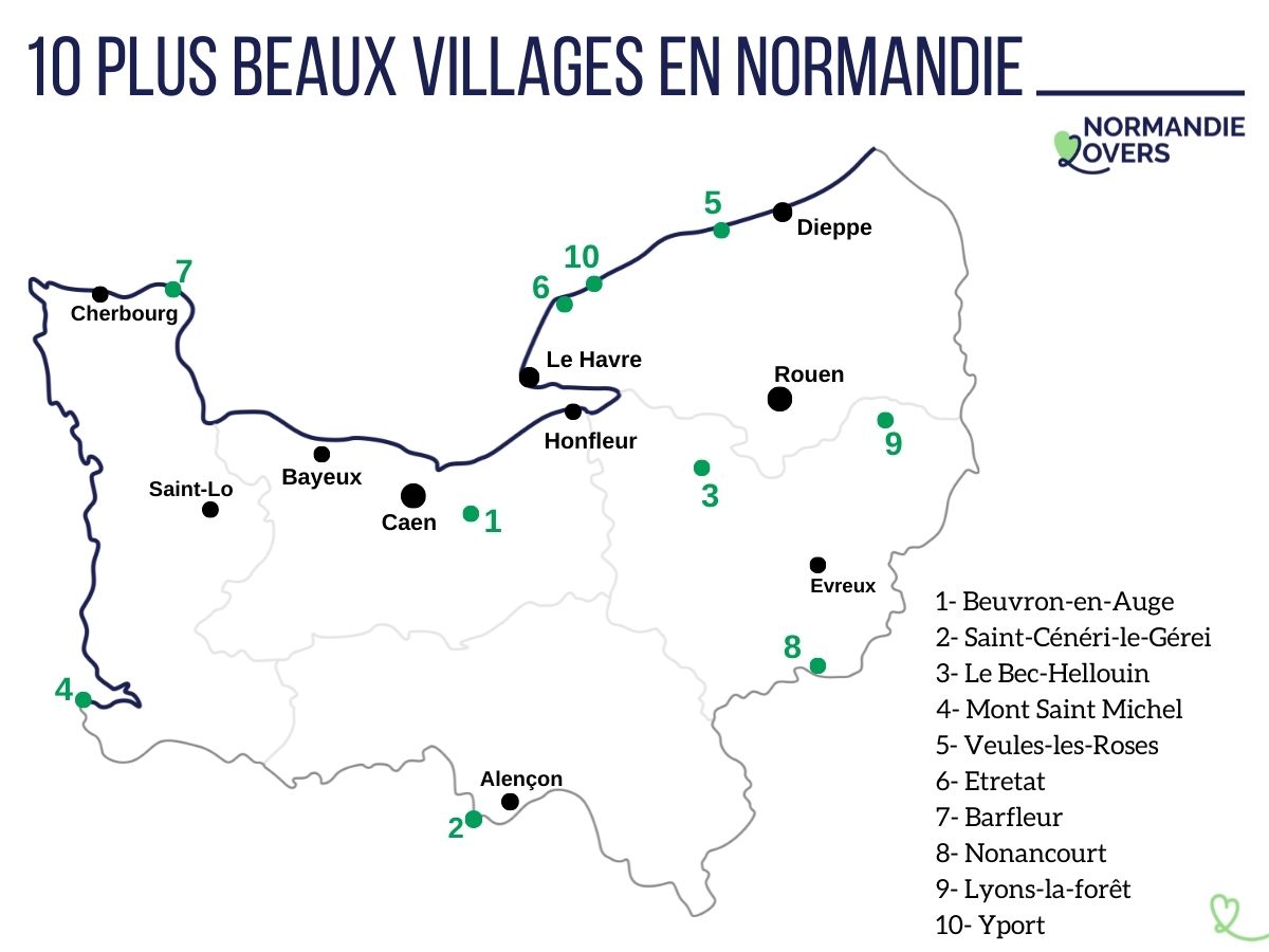 Les 10 plus beaux villages de Normandie (avec photos)