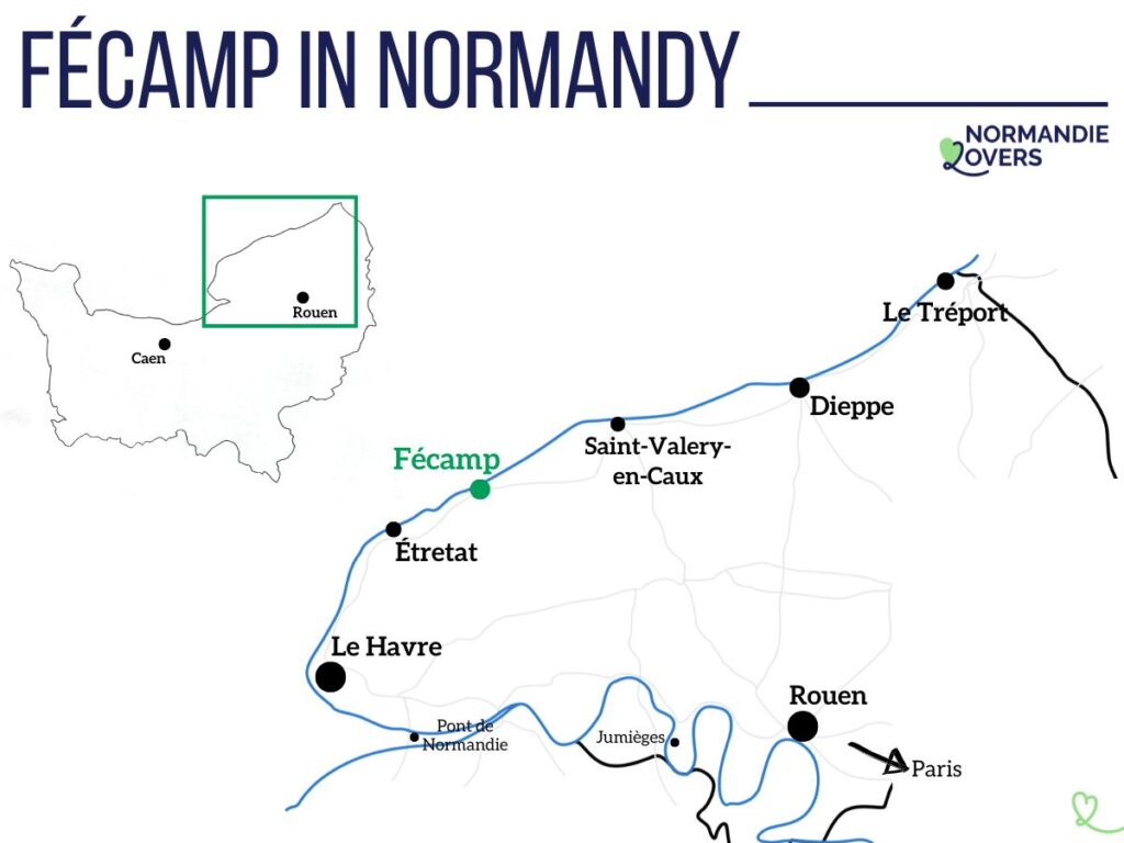 Map Fecamp Normandie Location