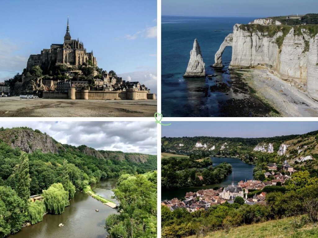 schönste Landschaften Normandie Fotos
