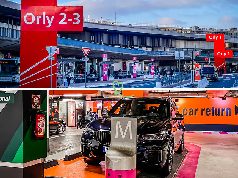 Autoverhuur Orly luchthaven Parijs locatie