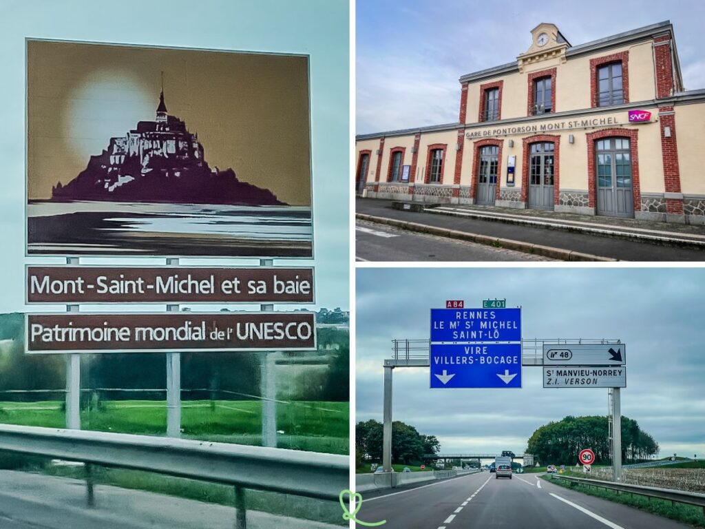 wie man zum Mont St. Michel kommt Zugang zum Auto Zug Tour