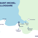mappa dove alloggiare mont saint michel
