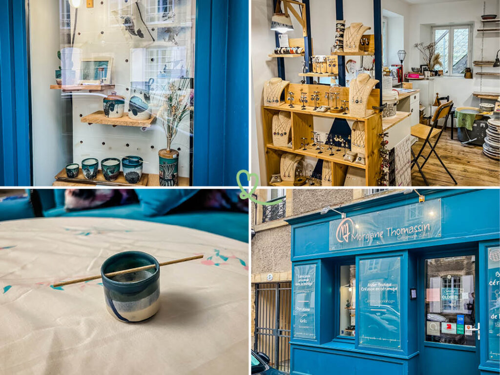 Wenn Sie in Bayeux sind, besuchen Sie das Boutique-Atelier von Morgane Thomassin und entdecken Sie die Geheimnisse der Keramik.