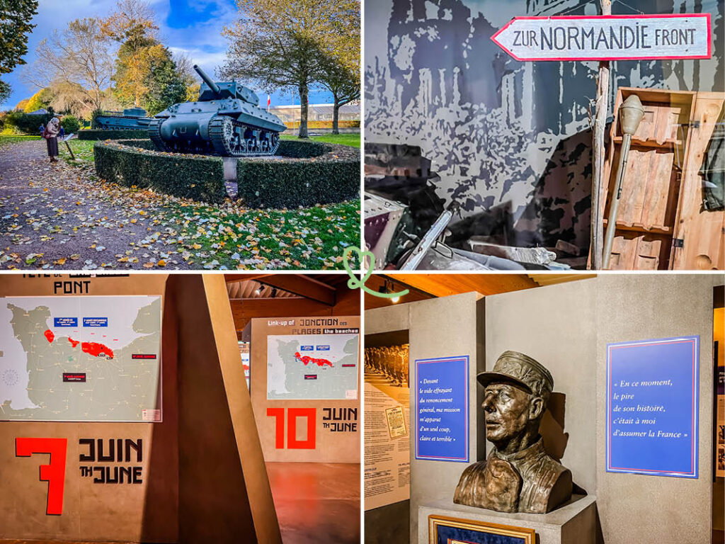 Alle unsere Tipps in Bildern für den Besuch des Museums Memorial de la Bataille de Normandie in Bayeux, dem einzigen Museum, das die militärischen Operationen des Sommers 1944 in allen Einzelheiten erzählt.