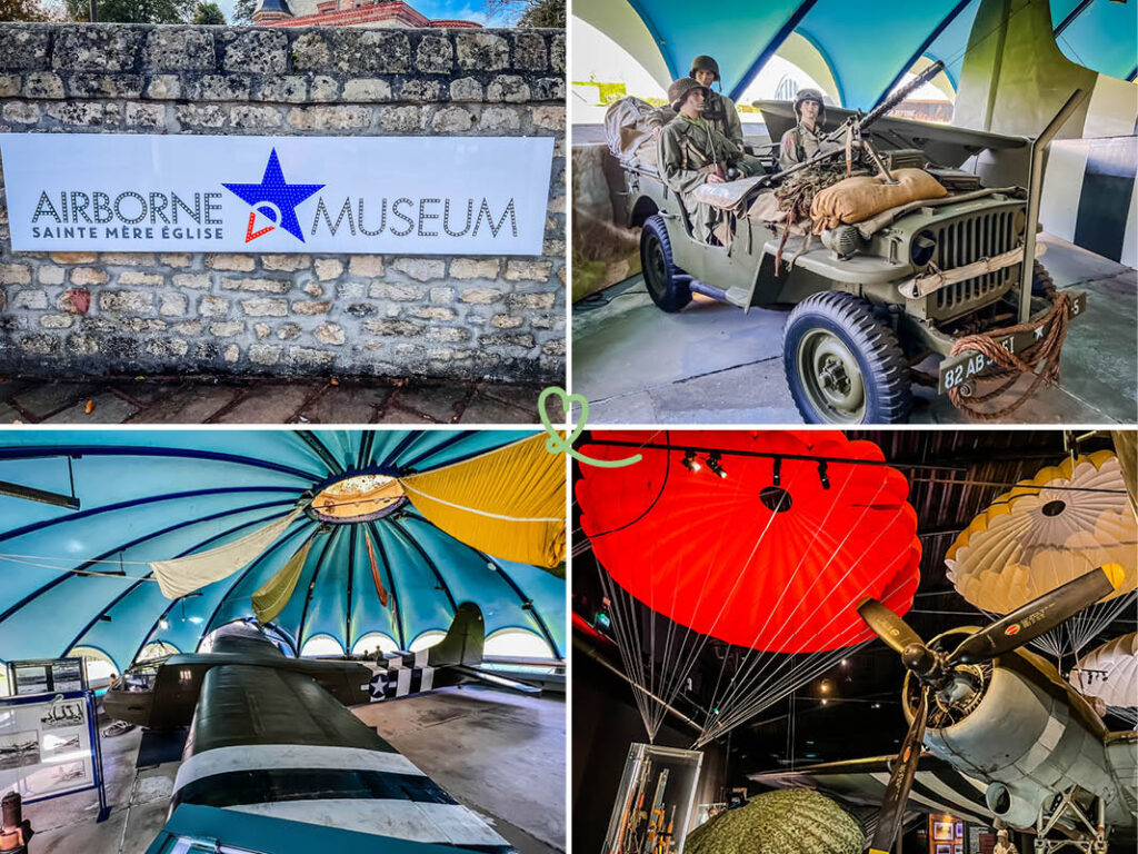 Lesen Sie unseren Artikel über das Airborne Museum, das den Fallschirmjägern des 2. Weltkriegs gewidmet ist, in Sainte-Mère-Église in der Nähe vonUtah Beach (Bericht + Fotos)