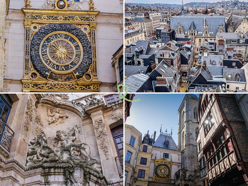 Entdecken Sie unsere Tipps in Bildern für den Besuch der Gros-Horloge in Rouen!
