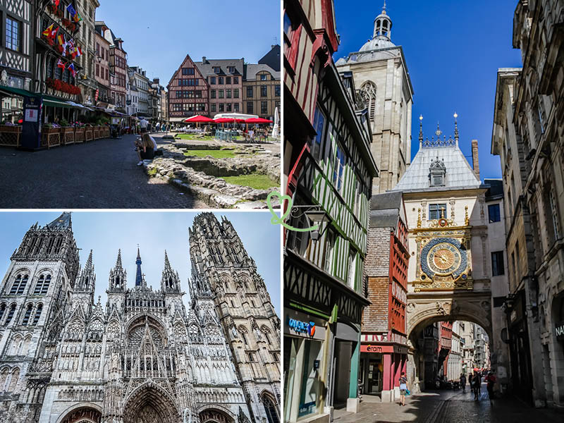 Entdecken Sie unsere Routen, um Rouen in 2 Tagen zu besichtigen!