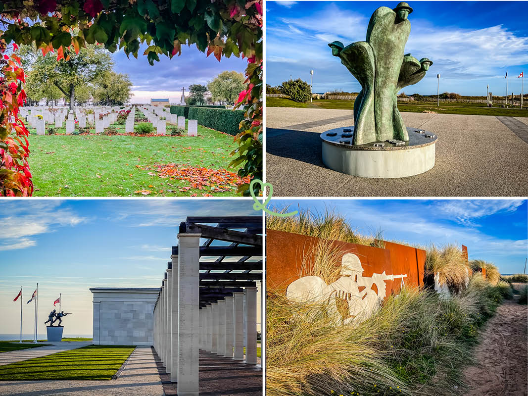 Ontdek al onze tips en foto's voor een bezoek aan Juno Beach, de musea, gedenkplaatsen en begraafplaatsen in de buurt!