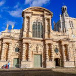 Vue de la façade principale de la Cathédrale Notre Dame du Havre