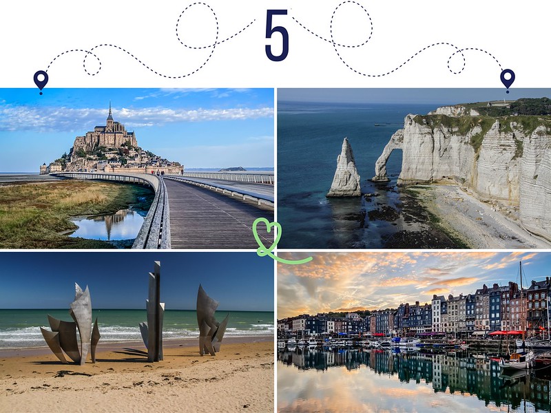 Normandie besuchen 5 Tage Reiseplan