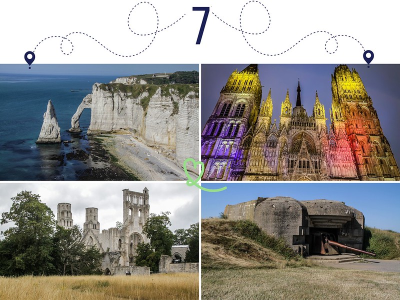 visit one week Normandy 7 days itinerary