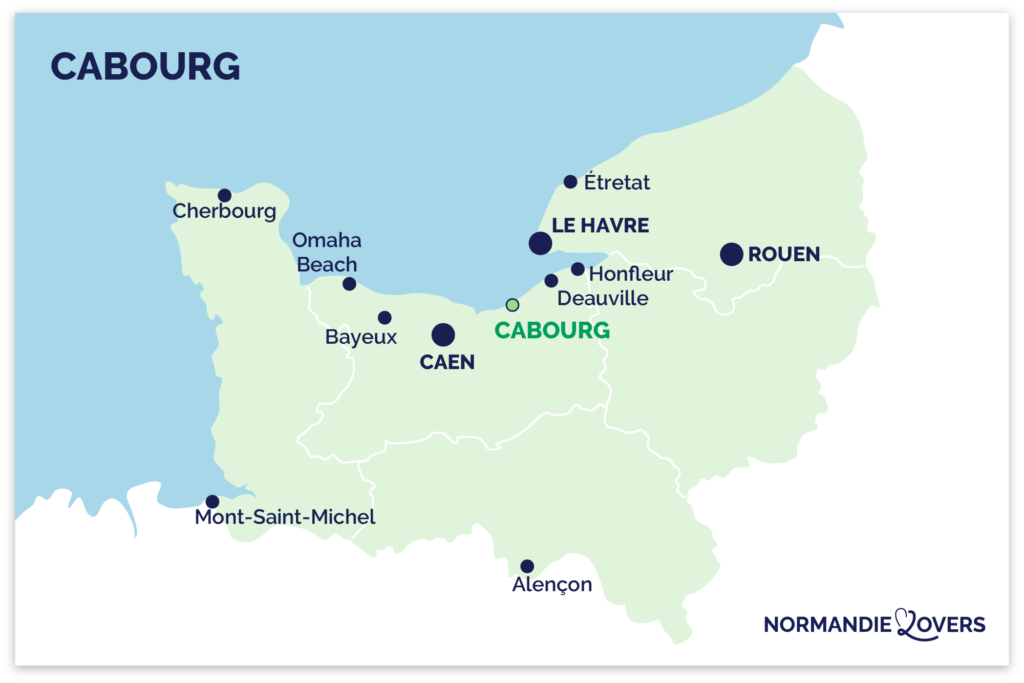 Carte Cabourg Normandie