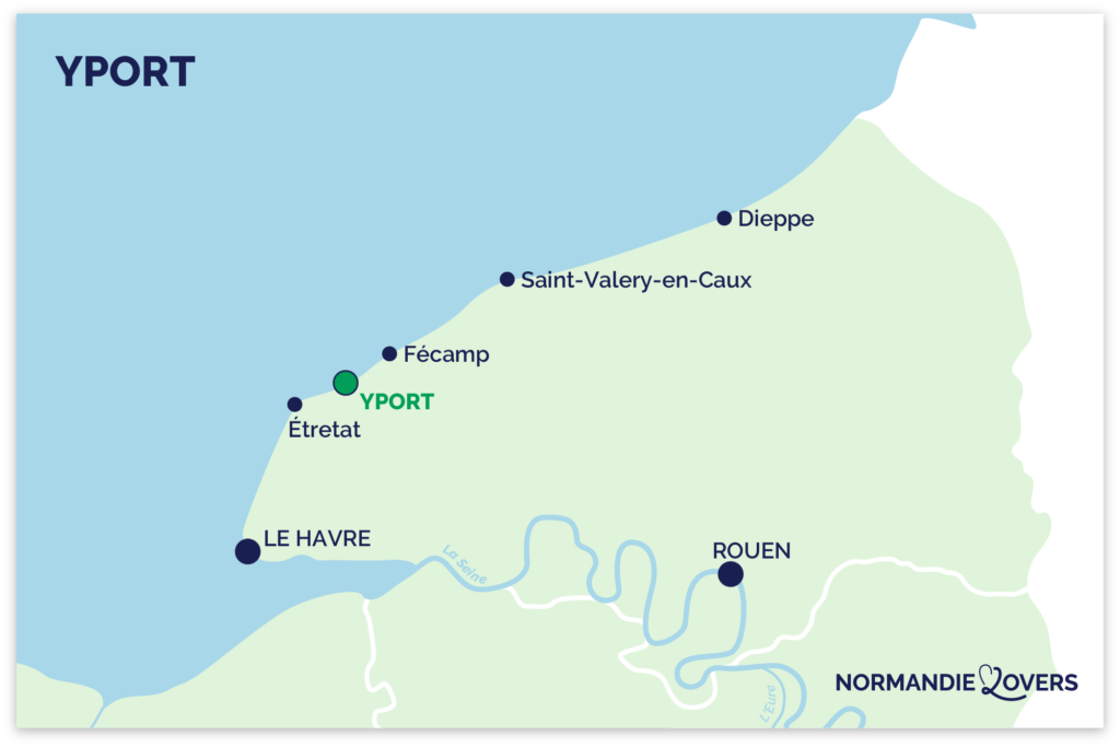 Yport Normandie Karte